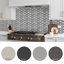 Stately Geo Hex 9" x 11" Porcelain Marble Look Tile