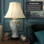 27" Blue Table Lamp