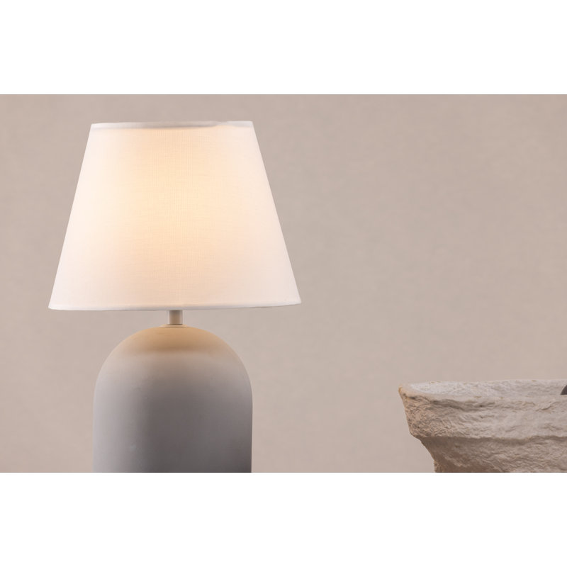 Styrsö Table Lamp - Concrete / Linen