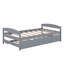 Lit plateforme simple avec lit gigogne-928331413