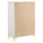 Karena White Rectangular 5-Drawer Chest