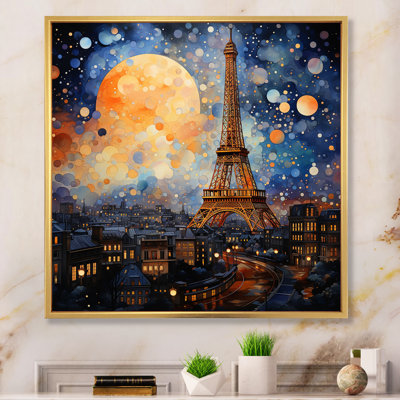 «Paris City of Lights V», reproduction sur toile