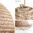 Aneil 1 - Light Natural Lampshade Pendant – 14" & 22'' Dome Plug-In or Hardwired Woven Light with Fringe Edge for Entryway or Bedroom in Boho Coastal Style-848625123