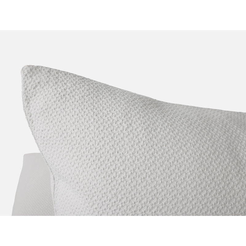 Classic Organic Cotton Sham, Cloud Gray