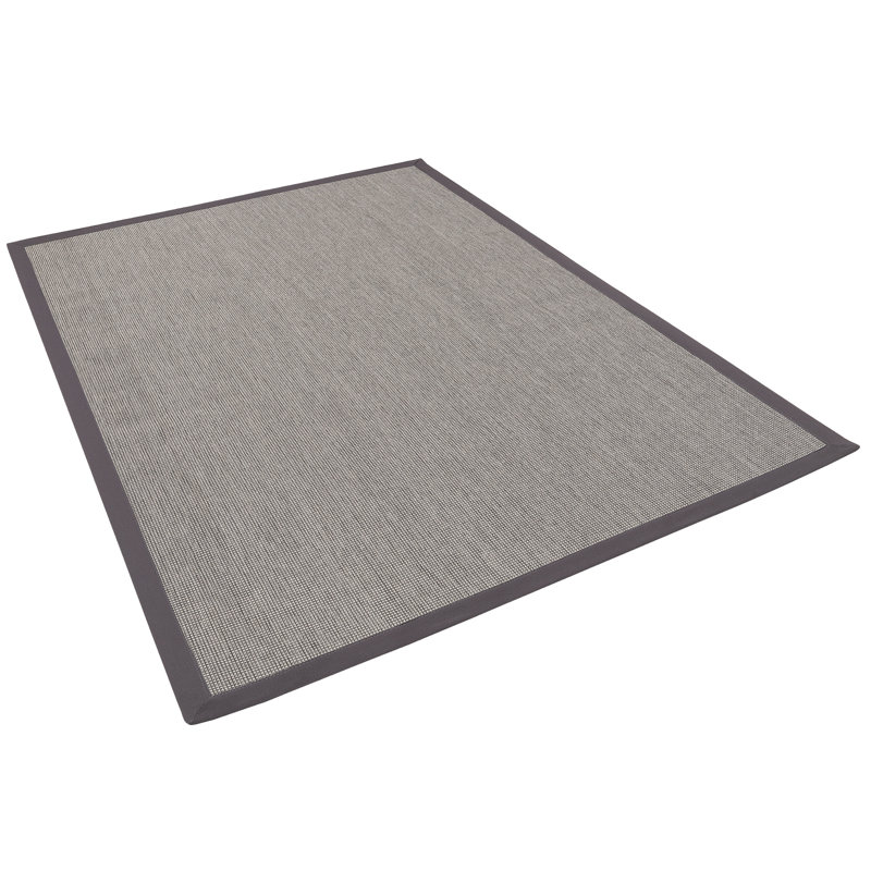 Solid Colour Flatweave Area Rug, Rectangle 133 x 200cm