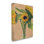 Vase en verre Blush Sunflower Stalks par Sara Zieve Miller - peinture