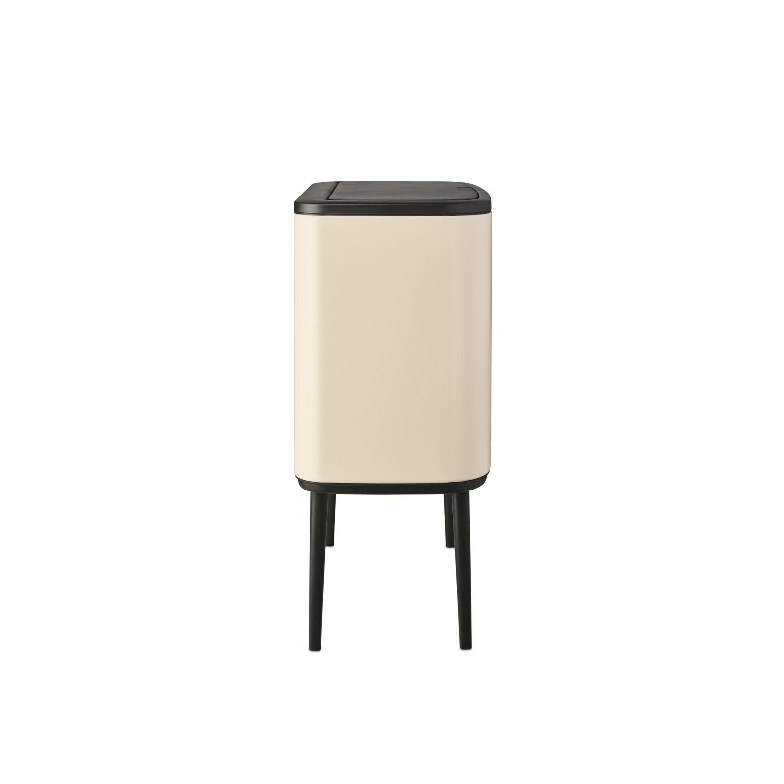 Brabantia Bo Touch Top 9gal Recycling Can, Soft Beige