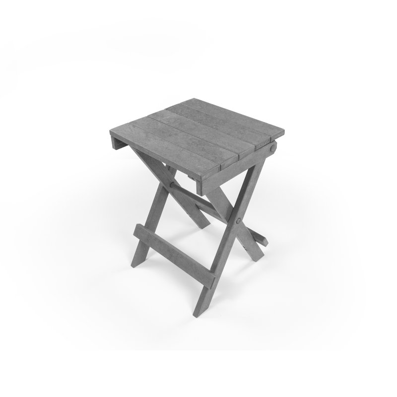 Table bistro pliante Trahan, Gris