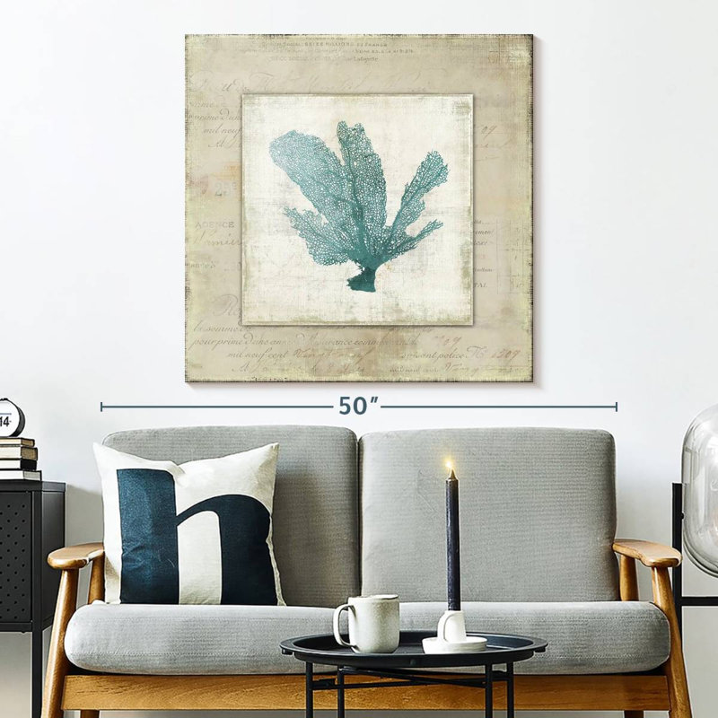 Brampt Chambray Coral Mini I, 33" H x 33" W