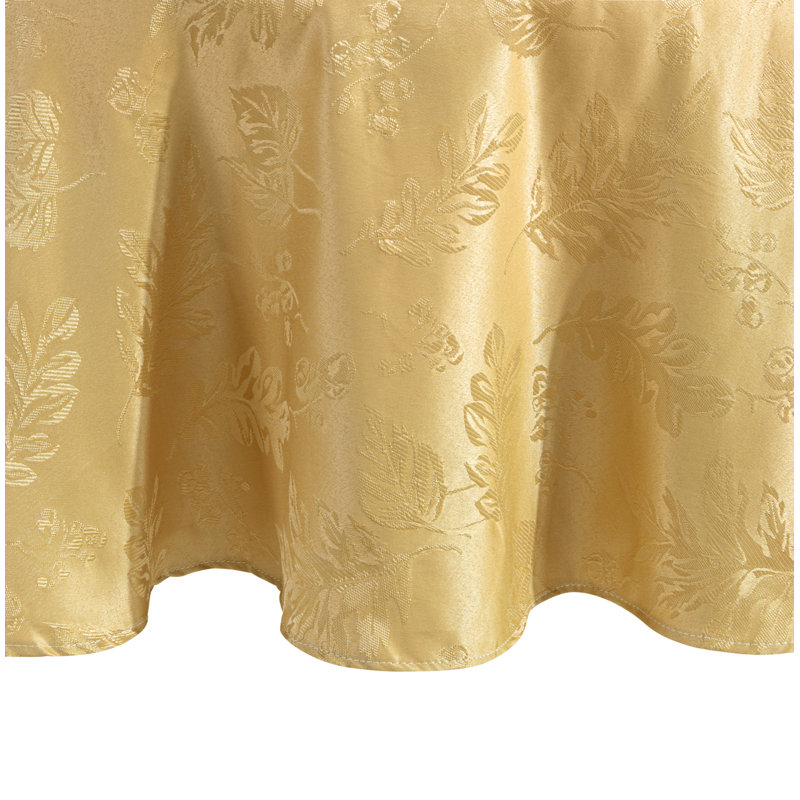 Nappe Rhone, 84 po x 60 po ovale, Doré