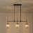 3 - Light Unique/Statement Pendant With Crystal Accents-668329902