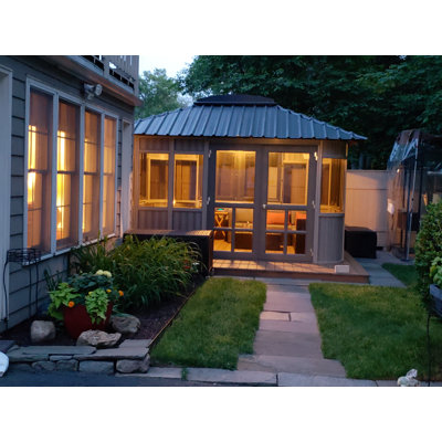 Colorado 14.5 Ft. W x 9.5 Ft. D Ultrawood Composite Patio Gazebo