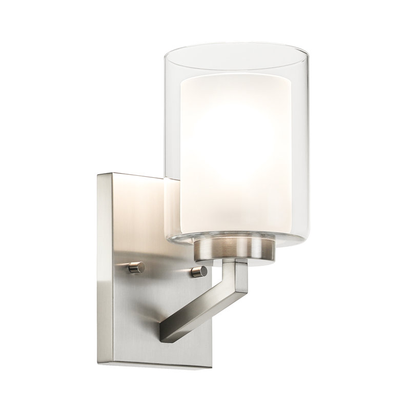 Iron Armed Sconce, Matte Black