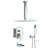 12 Inch Ceiling Mounted Shower System Shower Combo Set Shower Head with Hand Shower and Tub Spout-102381062