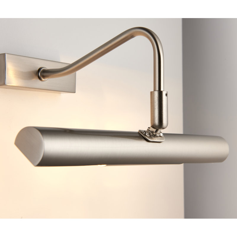 Rinan 2 - Light Wall Mounted Picture Light, Satin Chrome Effect Plated