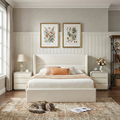 Upholstered Ottoman Storage Bed