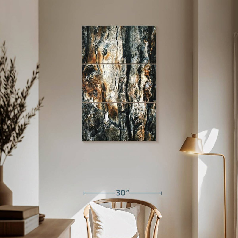 Harnek Ashen Wood, 57" H x 36" W