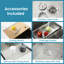 Évier de cuisine multifonctionnel à encastrer sous plan, de style cascade, en acier inoxydable S304, fait main, de style moderne, à cuve, gris foncé.
