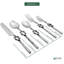 Ensemble de couverts Reef Knot Reflection Silver 20 pièces Artisan indien fabriqué à la main pour 4 personnes