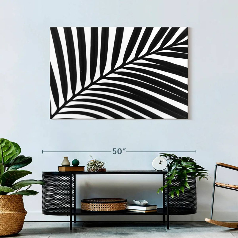 Harnek Palm Leaf Silhouette, 30" H x 45" W