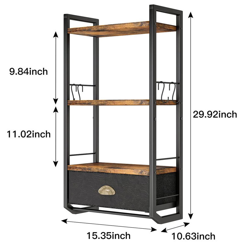 Bemott Metal Bathroom Shelves
