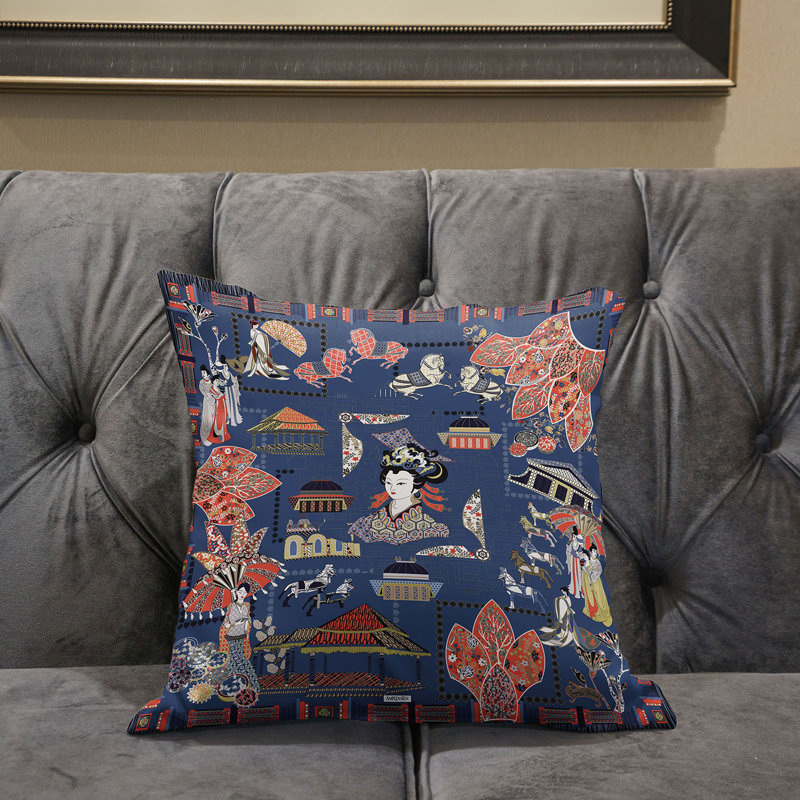Housse et insert de coussin décoratif intérieur / extérieur en mélange de polyester, 20 po x 20 po