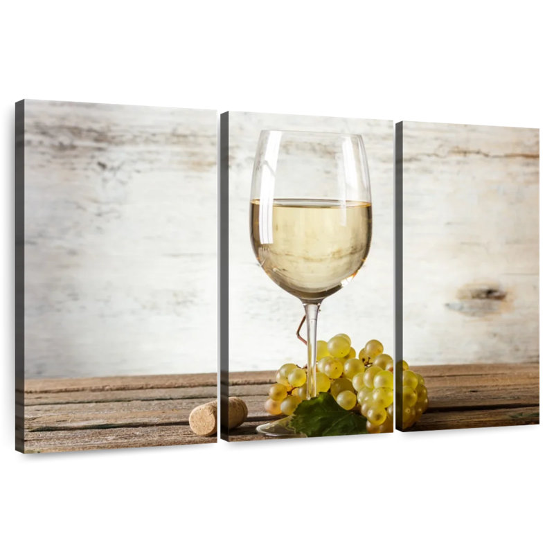 Yarlin White Wine, 24" H x 38" W