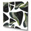 3_Abstrait vert foncé organique éléments III - impression d'art moderne sur toile-66813846-66813847