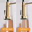 Touchless Kitchen Faucet,Hands Free Automatic Smart Kitchen Faucet Brushed Nickel Gold Smart Kitchen Faucet