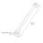 ZLINE 30 in. Wall Oven Helix Handle (Set of 1) in Stainless Steel Nickel-121111519