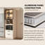 Buffet 23,62 "en aluminium kaki-896928210