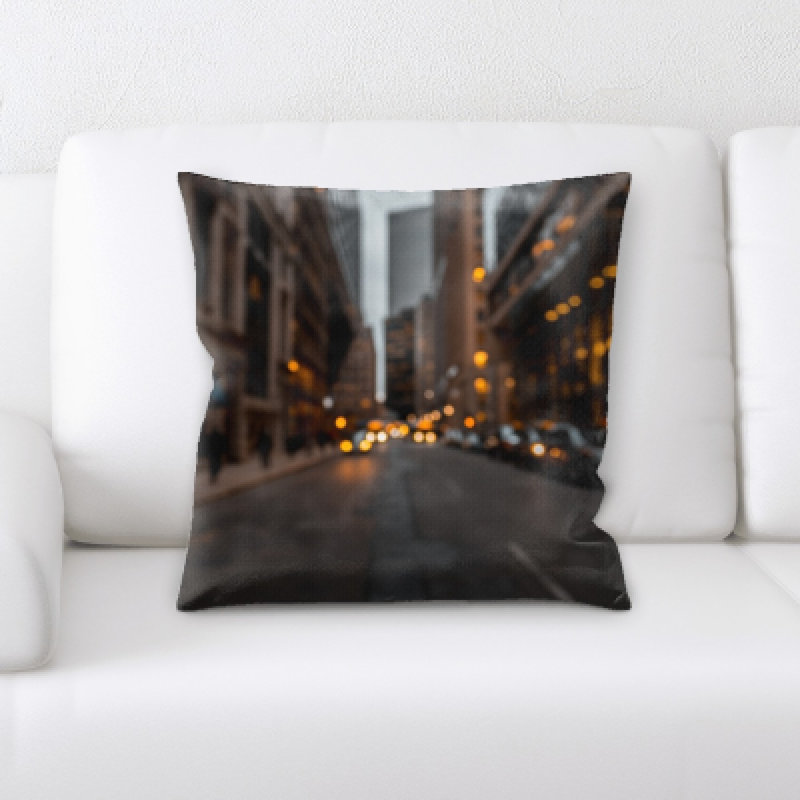 Microsuede Throw Pillow