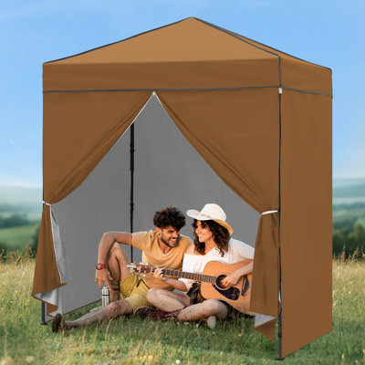 6x4 Canopy Tent, Heavy Duty Pop up Canopy with Sidewalls