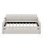Upholstery Daybed With Trundle And USB Charging Design,Trundle Can Be Flat Or Erected-76636153