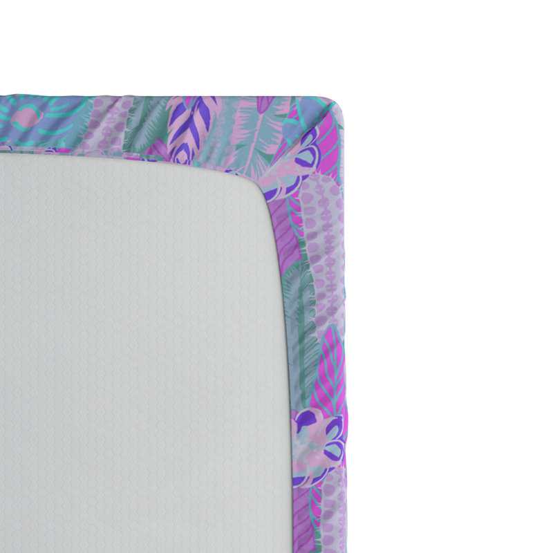 Microfiber Floral Fitted Sheet, Twin XL Fitted Sheet