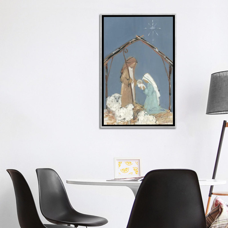 «Twilight Nativité» - reproduction d'art murale - toile encadrée, H 40 po x l 26 po, Reproduction encadrée sans passe-partout