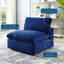 Chaise sans accoudoirs en velours rembourré Commix-1736480558
