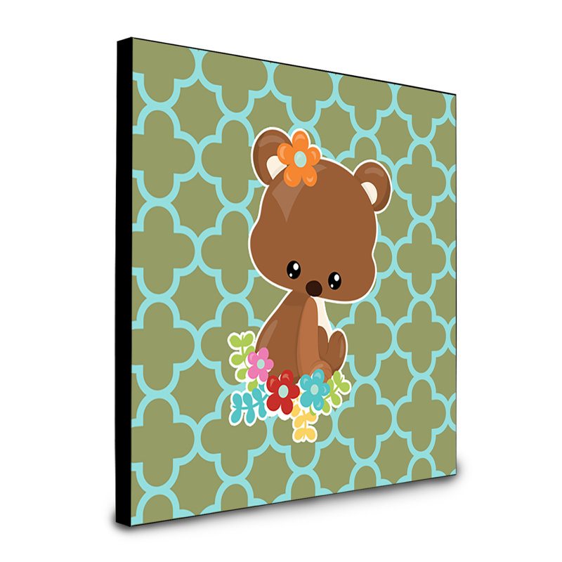 Panneau mural d’art bébé bear Lesbury