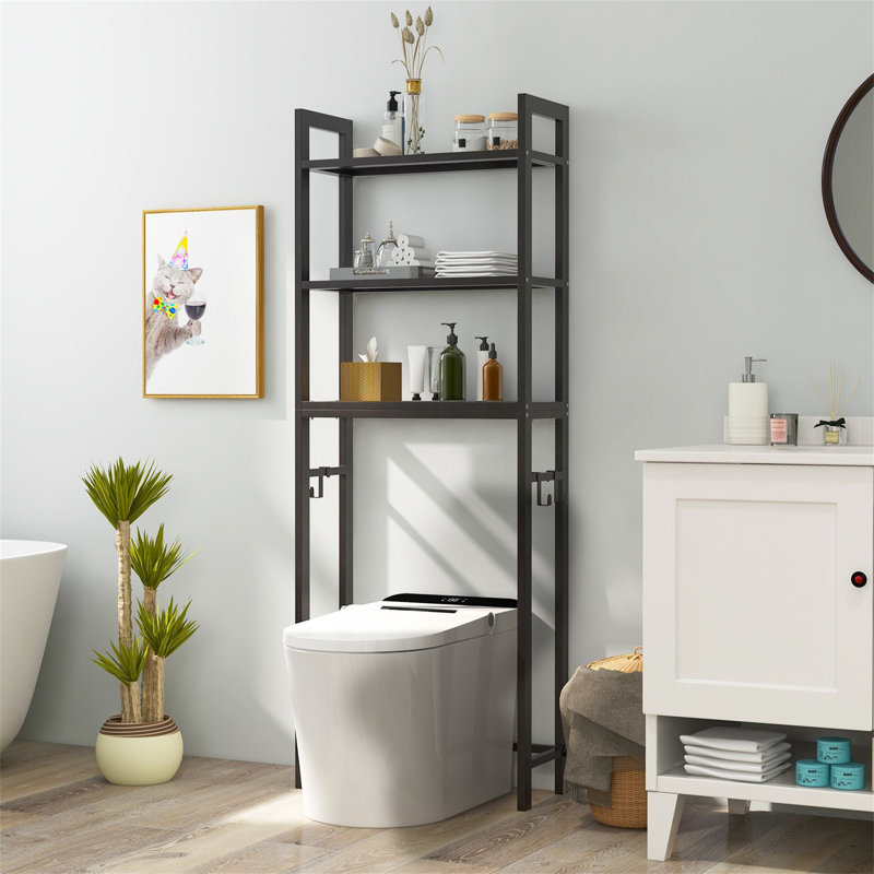Metal Freestanding Over The Toilet Storage