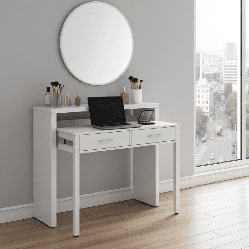 Bettianne Writing Desk, White