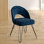 Chaise d'appoint rembourrée en velours Lisbon-22506780
