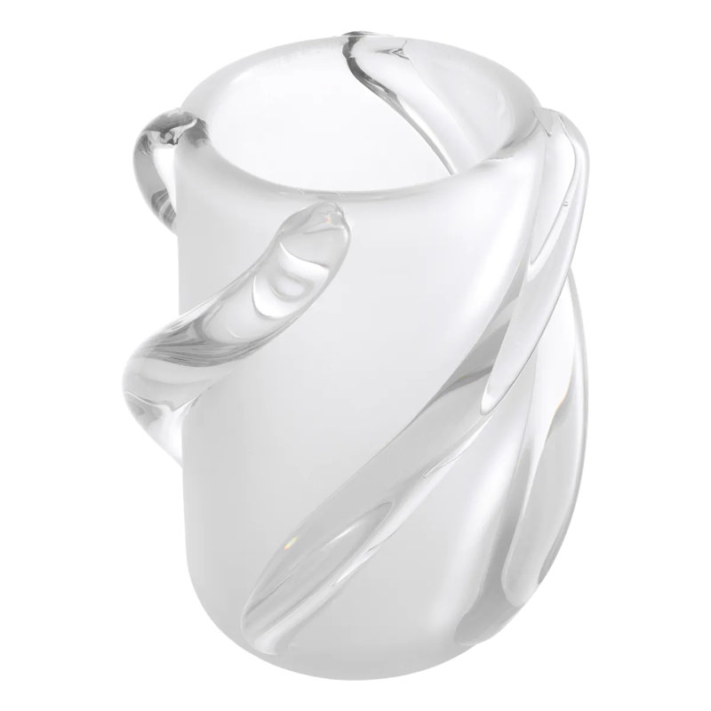Vase Celestino Frosted White, Overall height- 7.68"