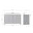 60.25'' Single Bathroom Vanity with Carrara Quartz Top-94668805