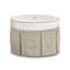 Emmeline Round Ottoman