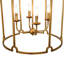 Lustre géométrique à 4 lumières à intensité variable
