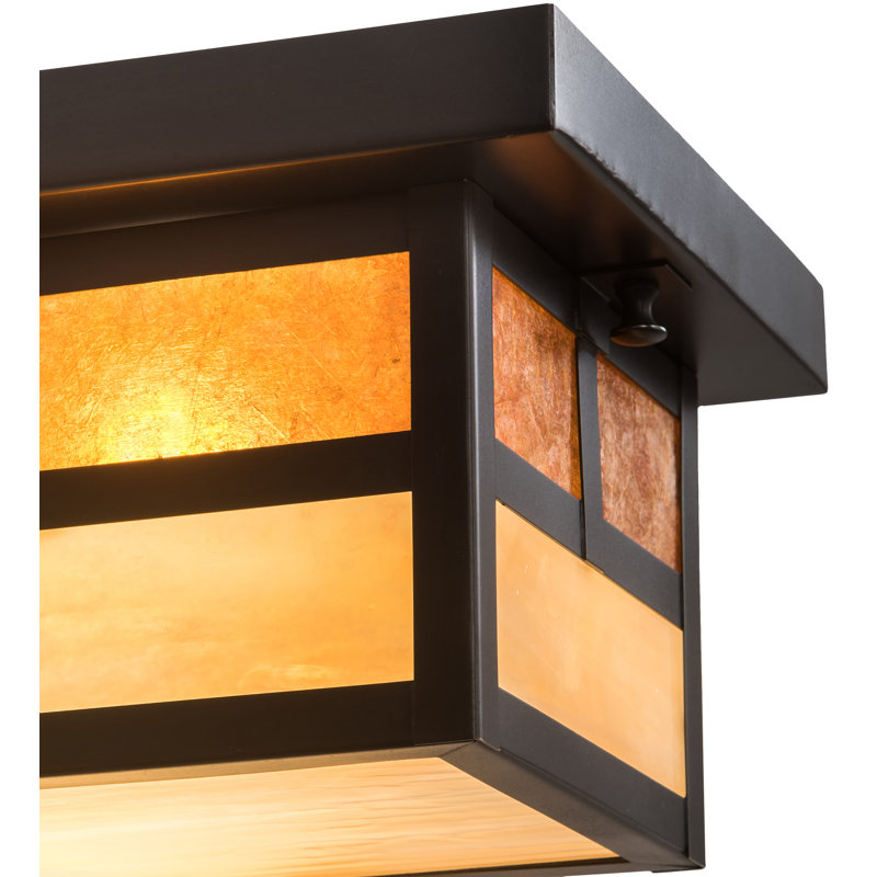 Hyde Park "T" Mission 2 - Light Flush Mount