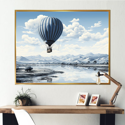 «Hot Air Balloon Adventure Dessert I» sur toile