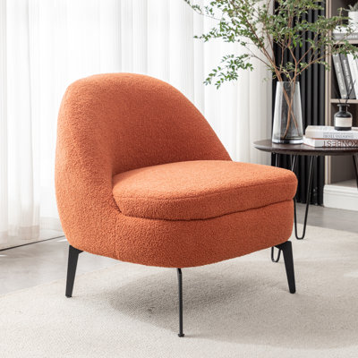 Fauteuil demi-tonneau rembourré Raymond