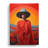Woman With Curls Colour Field No.3 - Print-1044089216