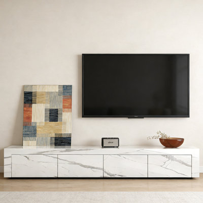 Minimalism Living Room Sintered Stone TV Stand